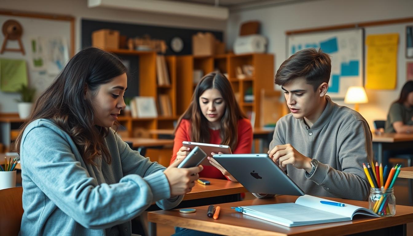 Structured study materials and learning resources on a desk